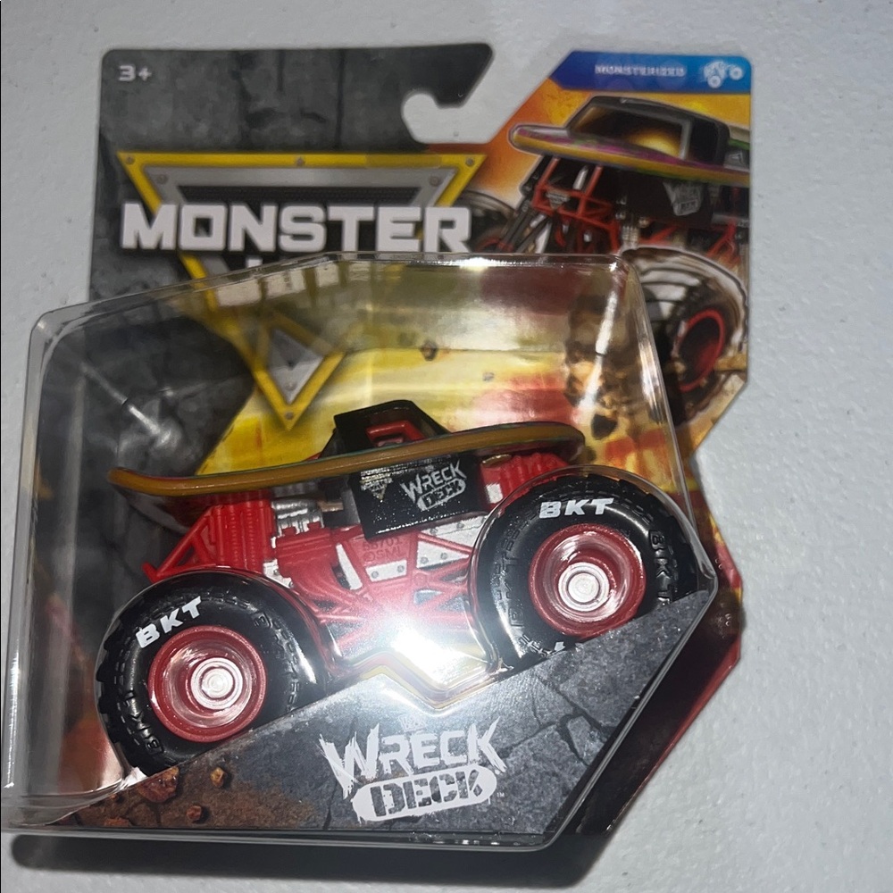 Monster Wreck Deck Toy Truck - Red